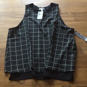 NWT 14th & Union sleeveless xl top